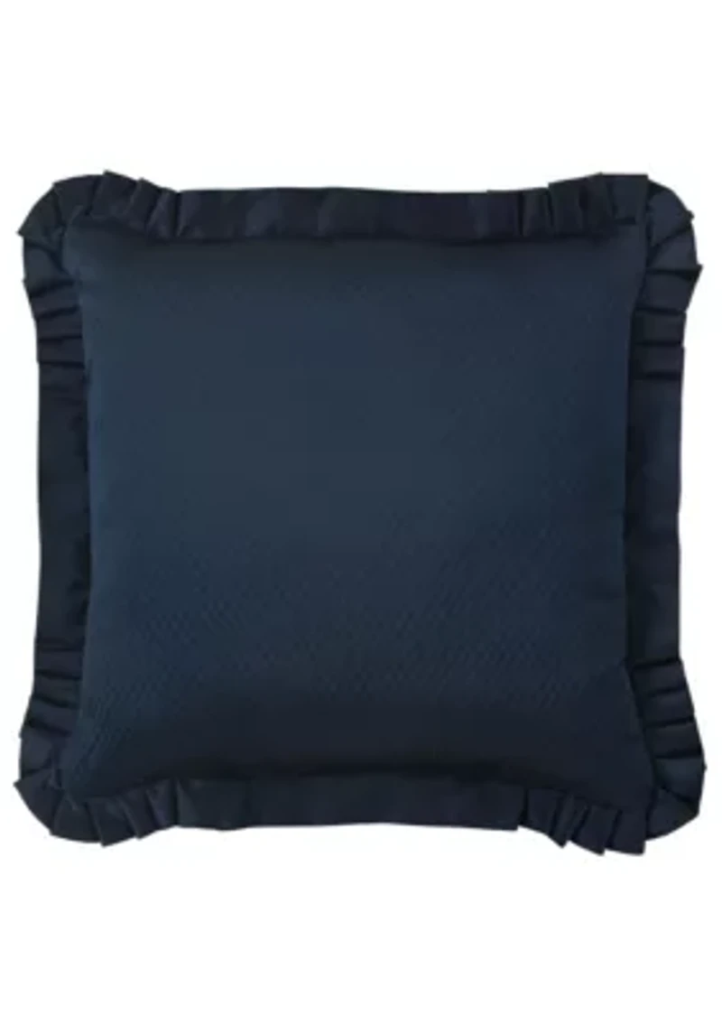 Monte Carlo 20" Square Embellished Decorative Throw Pillow