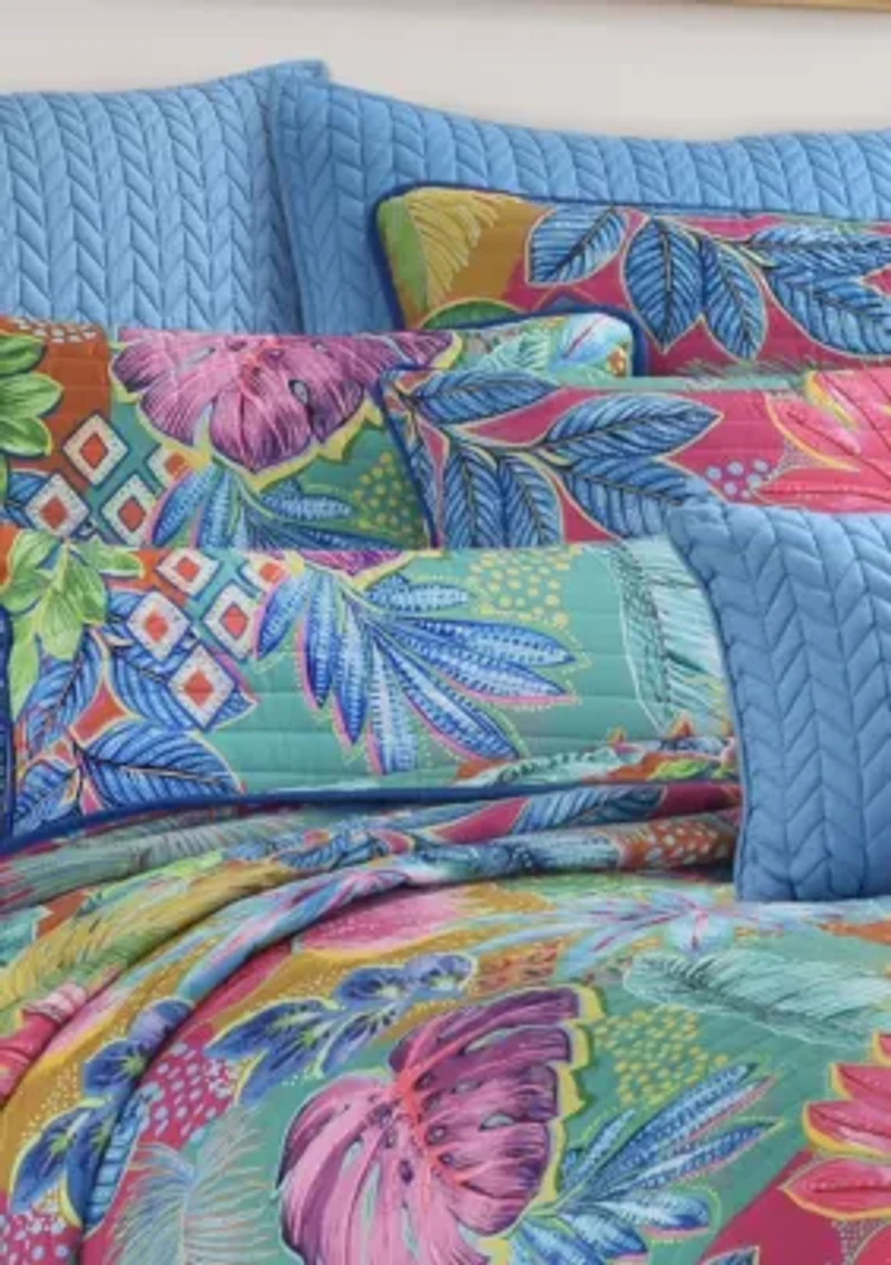 Hanalei Quilted Boudoir Decorative Throw Pillow
