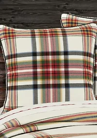 Christopher Plaid Euro Sham