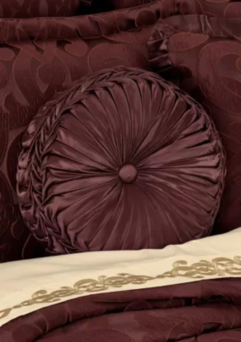La Boheme Tufted Round Decorative Throw Pillow