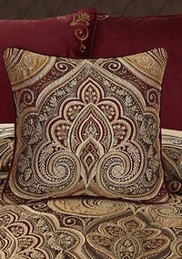 Bordeaux 20" Square Decorative Throw Pillow