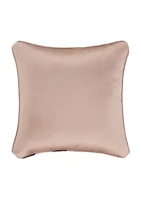 Rosewater 18" Square Embellished Decorative Throw Pillow
