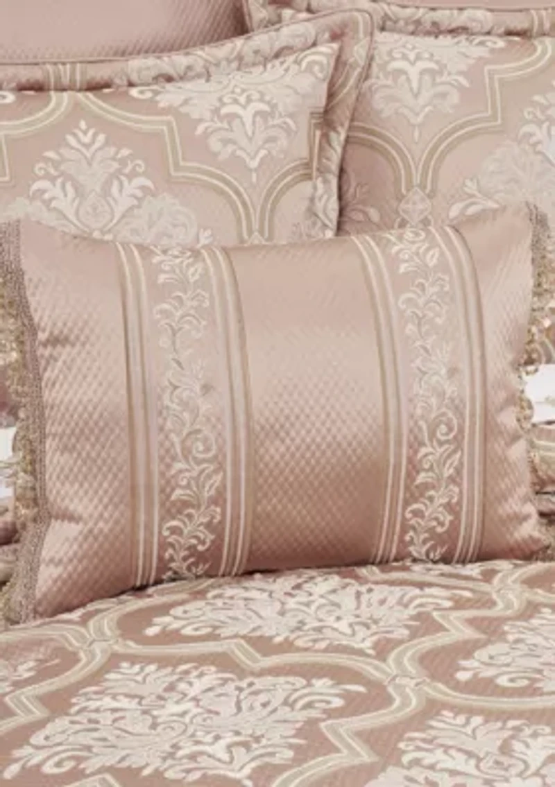 Rosewater Boudoir Decorative Throw Pillow