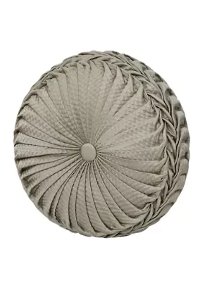 Piazza Tufted Round Decorative Throw Pillow