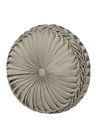 Piazza Tufted Round Decorative Throw Pillow