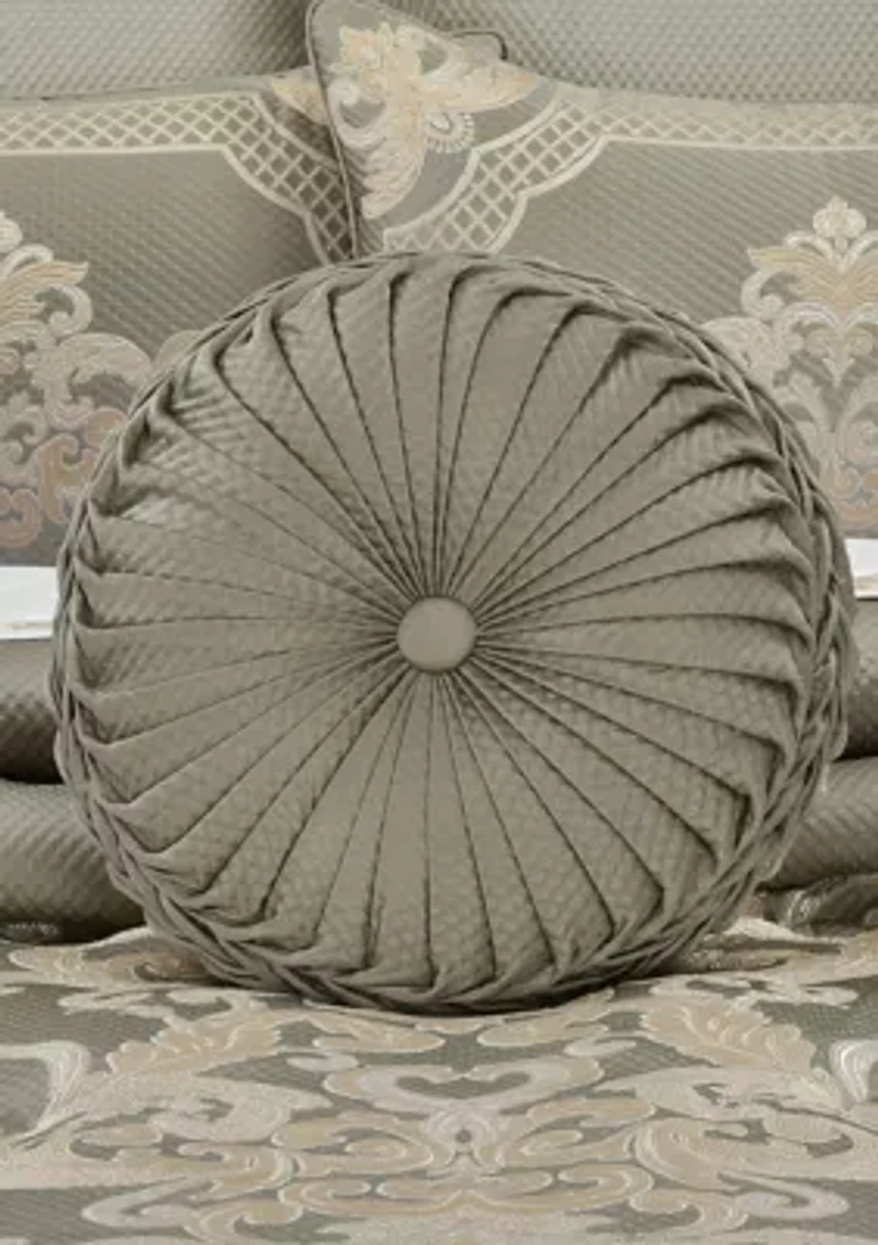 Piazza Tufted Round Decorative Throw Pillow