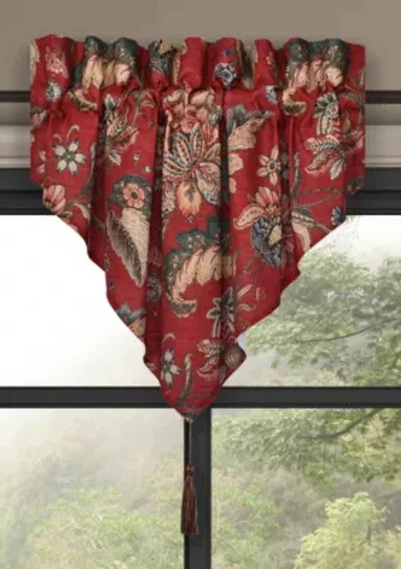 Enchanted Garden Window Ascot Valance