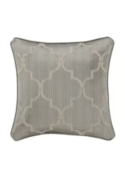 Martina 18" Square Embellished Decorative Throw Pillow