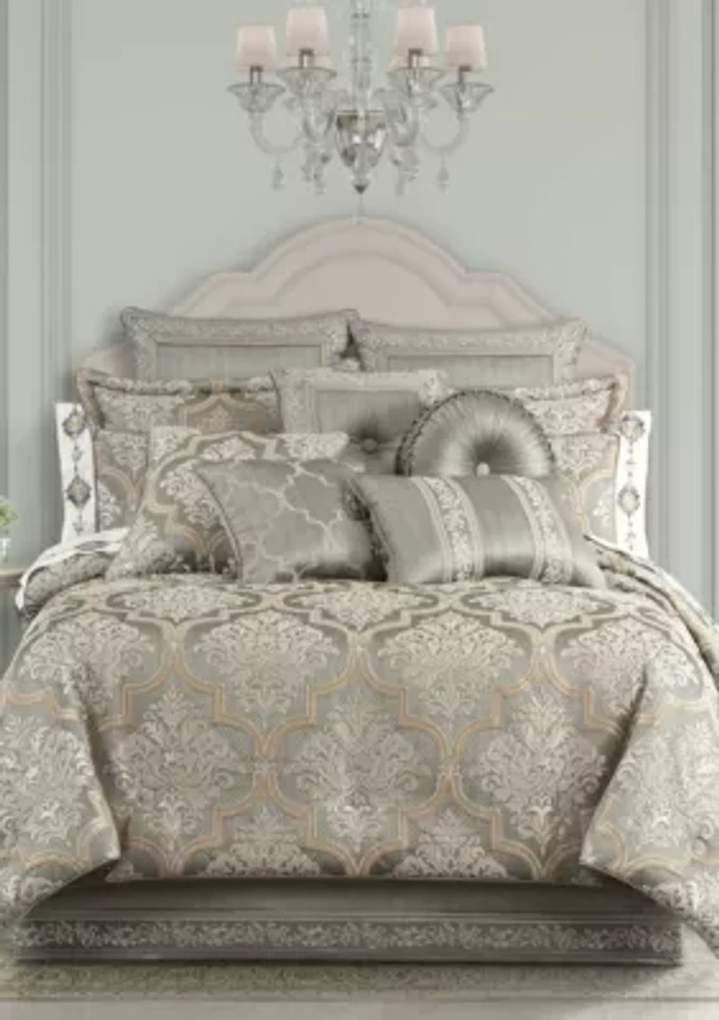 Martina 18" Square Embellished Decorative Throw Pillow