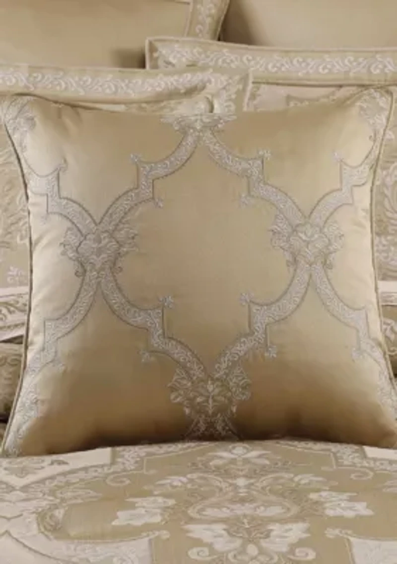 Sondra 20" Square Embellished Decorative Throw Pillow