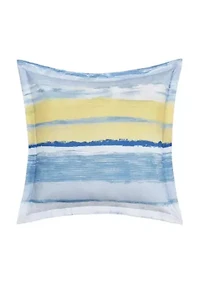 Seashore 18" Square Decorative Throw Pillow