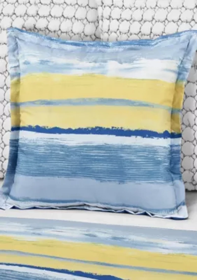 Seashore 18" Square Decorative Throw Pillow