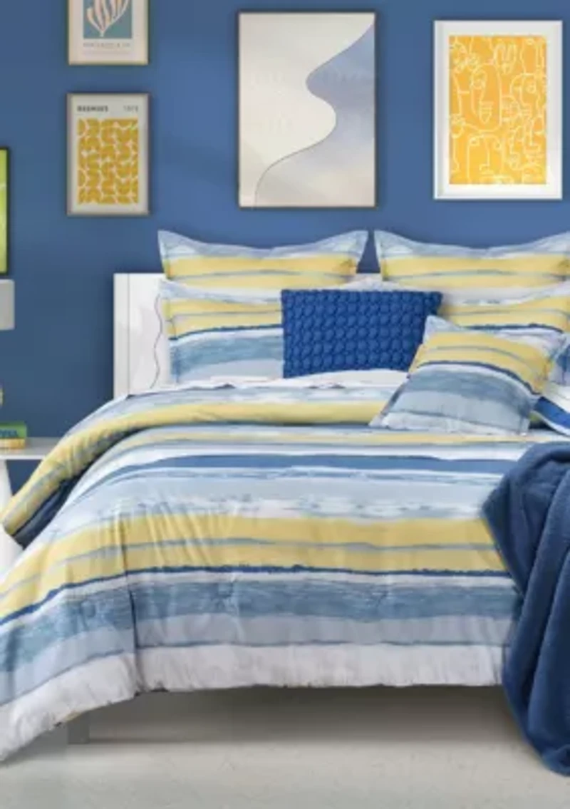 Seashore 18" Square Decorative Throw Pillow