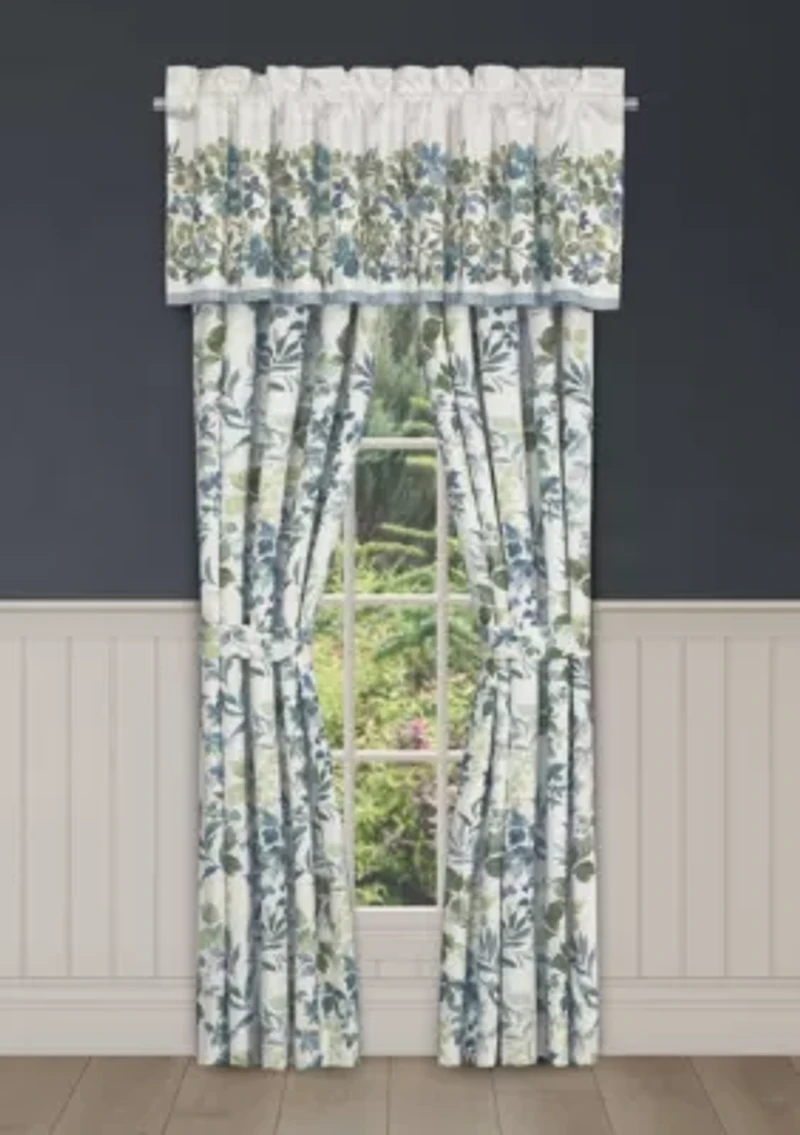 Evergreen Drapery Panel Pair