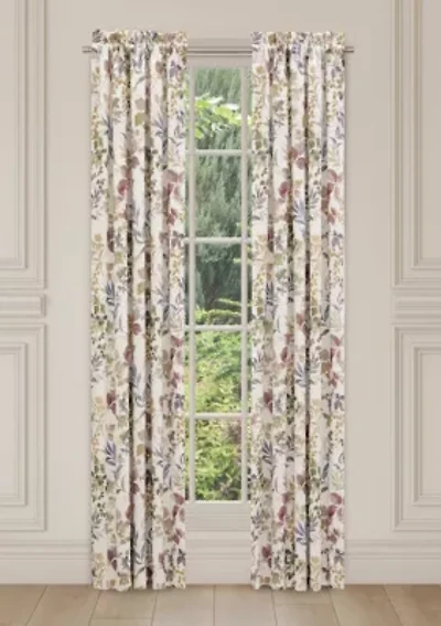 Rosewood Drapery Panel Pair