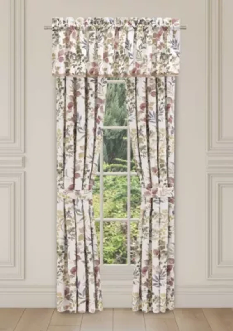 Rosewood Drapery Panel Pair