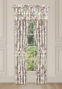 Rosewood Drapery Panel Pair