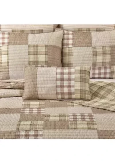 Mayfair Quilt Quilted Boudoir Decorative Throw Pillow
