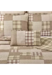 Mayfair Quilt Quilted Boudoir Decorative Throw Pillow