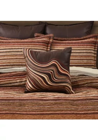 Sundance 18" Square Embellished Decorative Throw Pillow