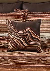 Sundance 18" Square Embellished Decorative Throw Pillow