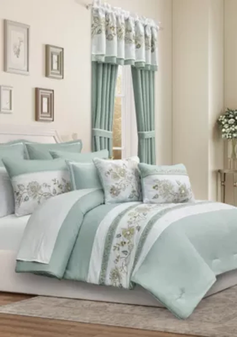 Spring Social 16" Square Embellished Decorative Throw  Pillow