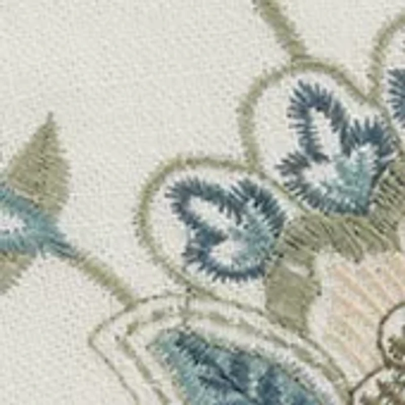 Embroidered Square Pillow