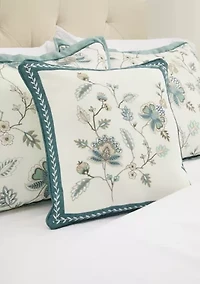 Embroidered Square Pillow