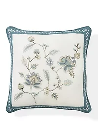 Embroidered Square Pillow