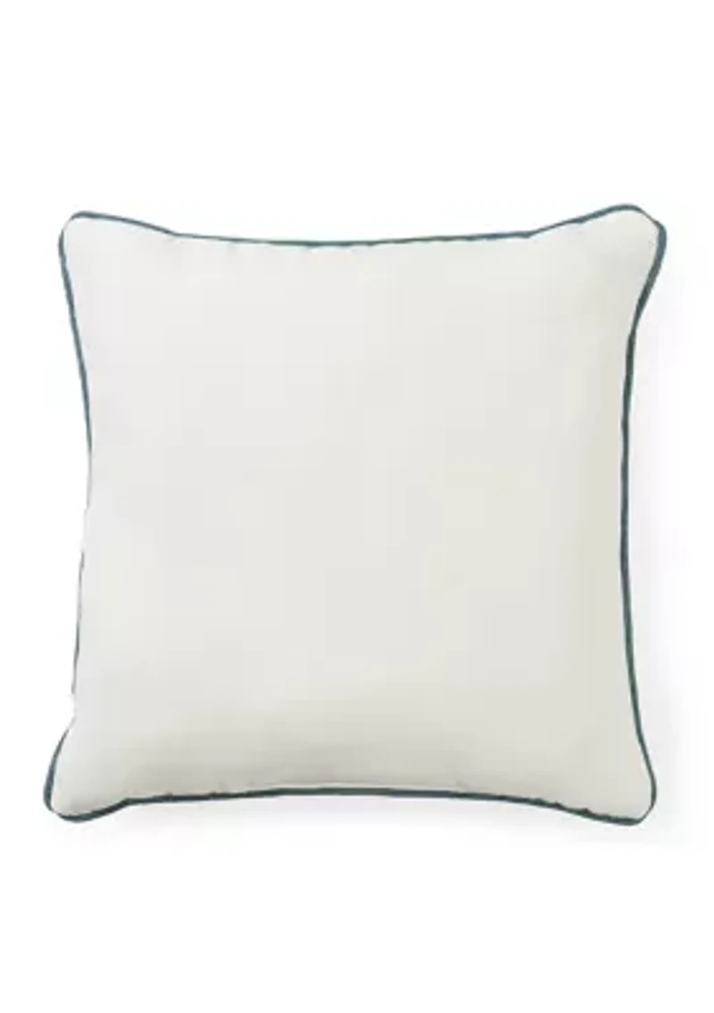 Embroidered Square Pillow