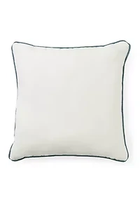 Embroidered Square Pillow
