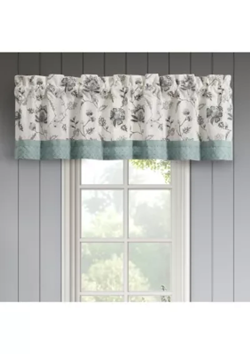 Blossom View Window Straight Valance
