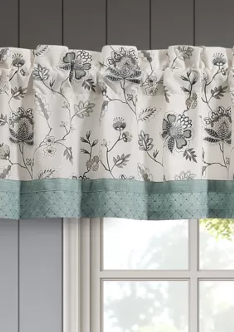 Blossom View Window Straight Valance