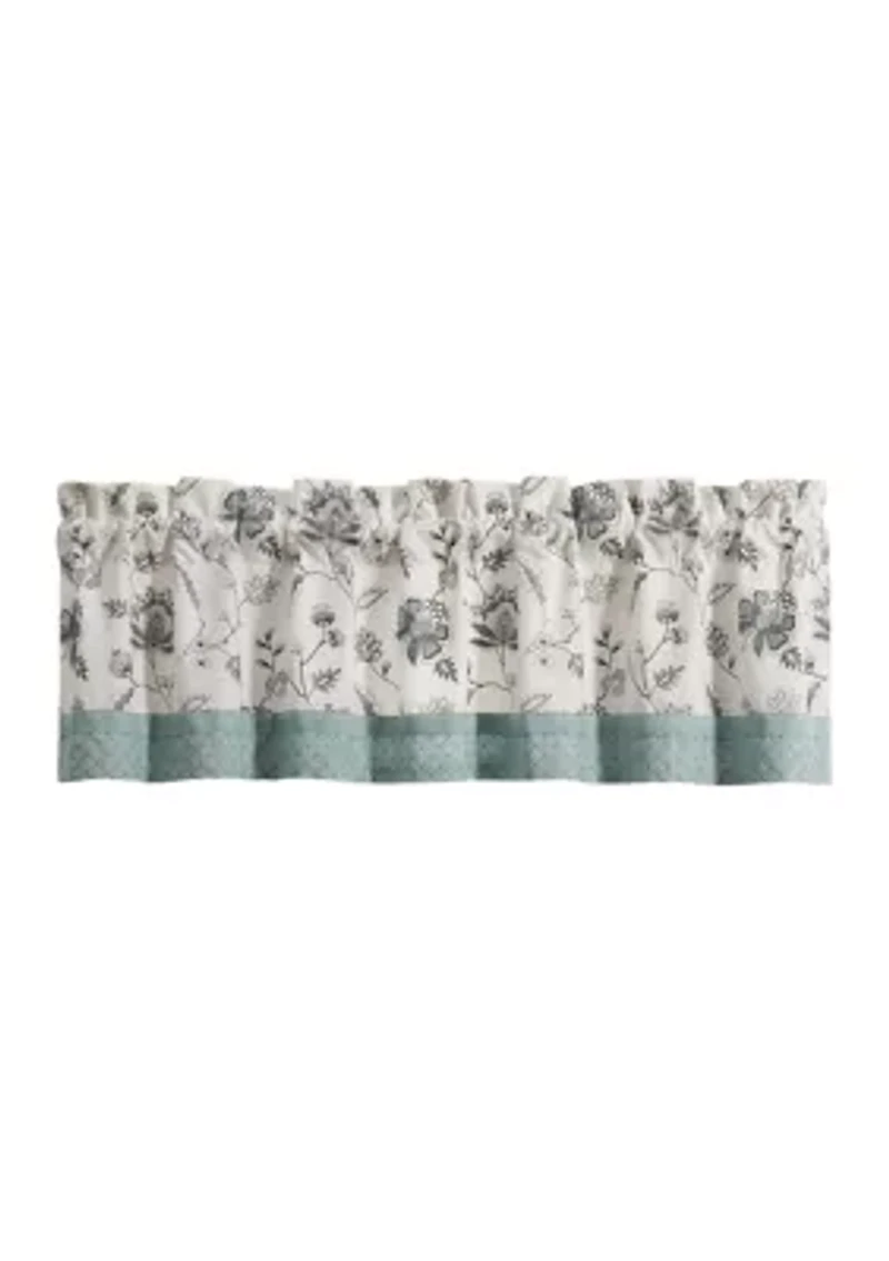 Blossom View Window Straight Valance