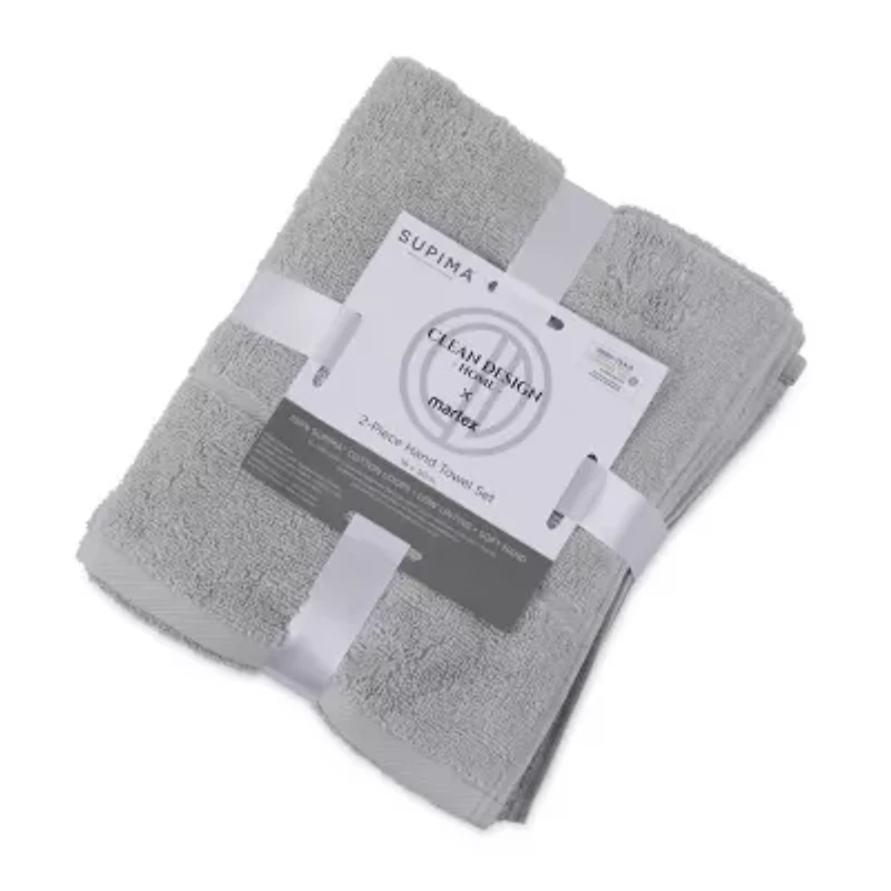 Supima 2-Pack Hand Towel Set