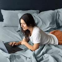 Solid Cotton Sateen Sheet Set