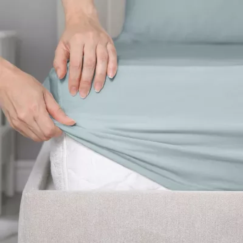 Solid Cotton Sateen Sheet Set