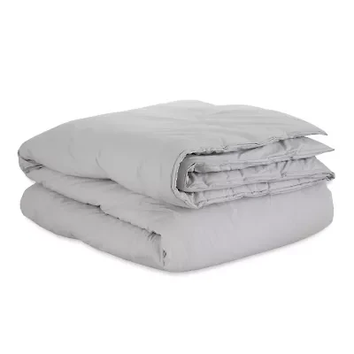 Solid T300 Percale Comforter Set