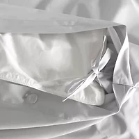 Solid T300 Percale Comforter Set
