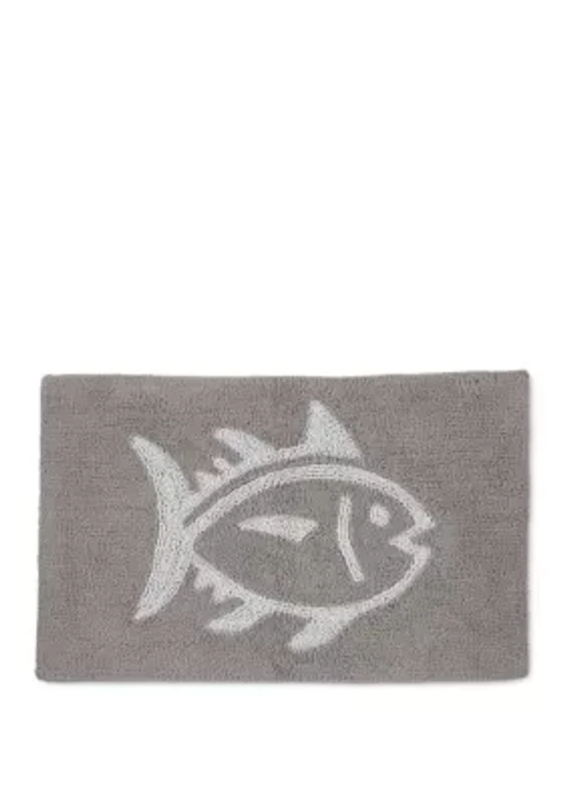 Reversible Skipjack Bath Rug