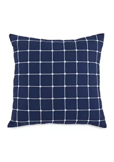 Royal Pine Geo Throw Pillow