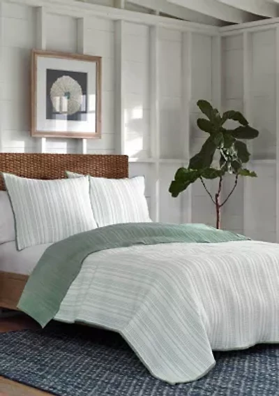 Cocoa Bluff Coverlet Set