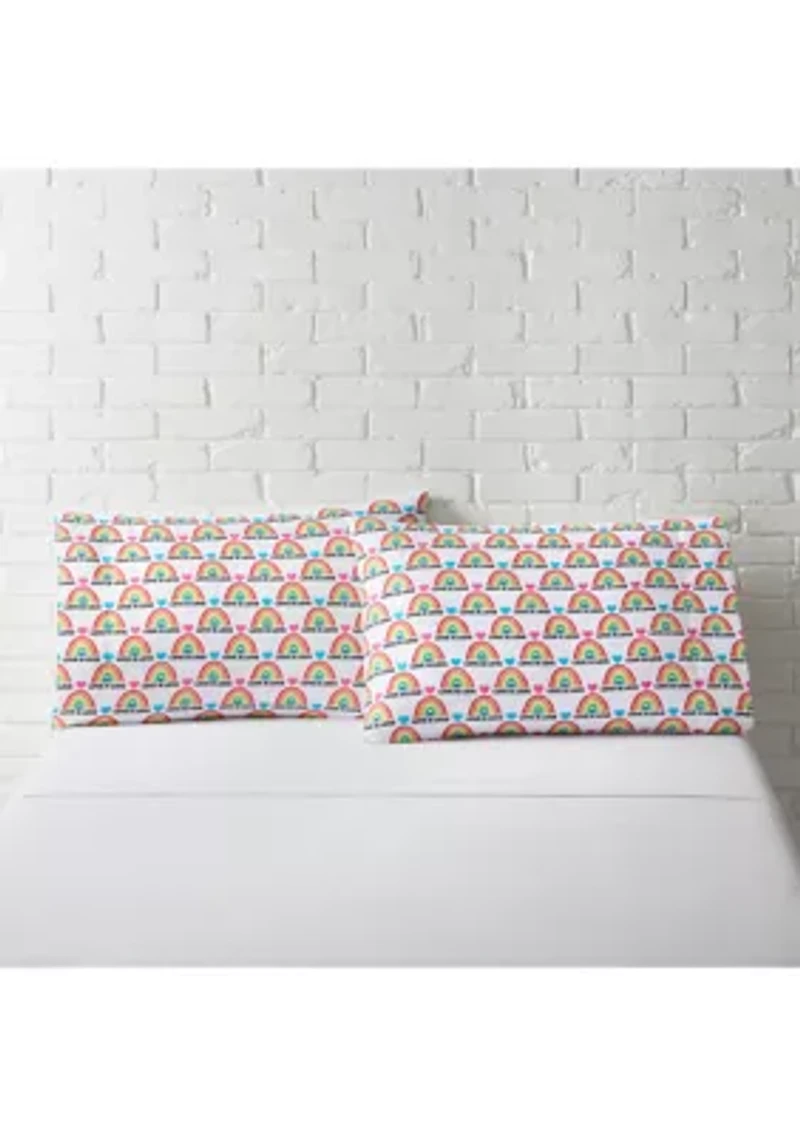 Rainbow Party Pillowcase Pair 