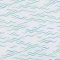 Southern Tide Waves and Skips Queen Aqua Sheet Set