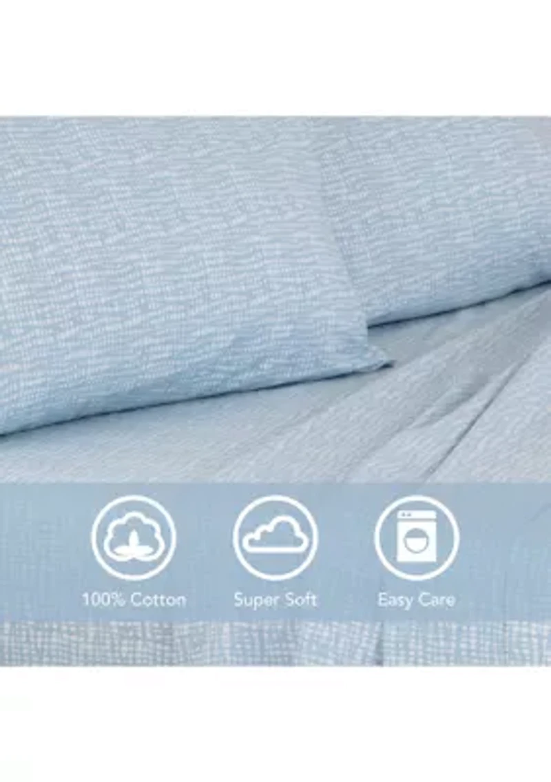 Netting Plaid Sheet Set