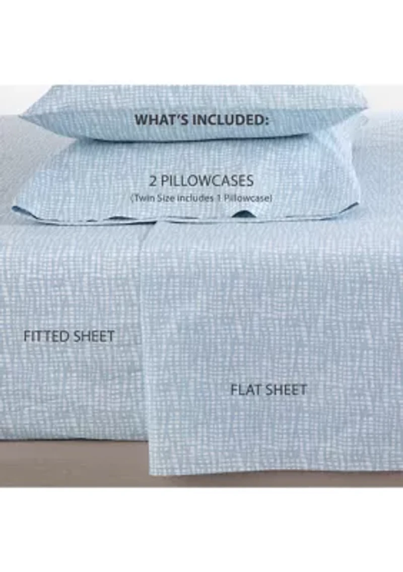 Netting Plaid Sheet Set