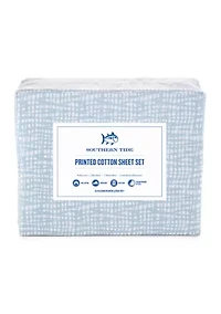 Netting Plaid Sheet Set