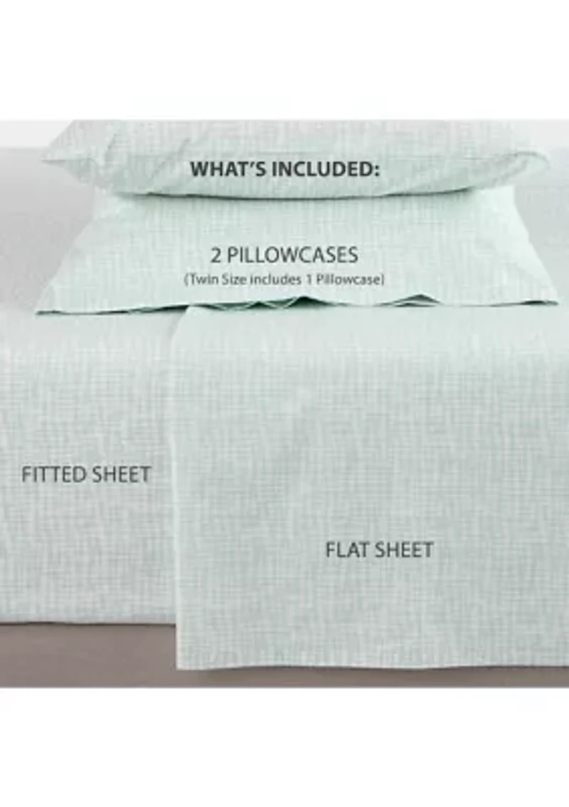 Netting Plaid Sheet Set