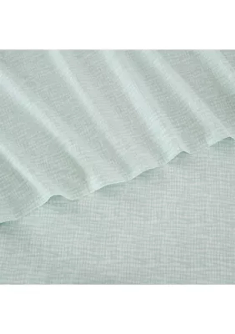 Netting Plaid Sheet Set