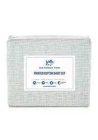 Netting Plaid Sheet Set